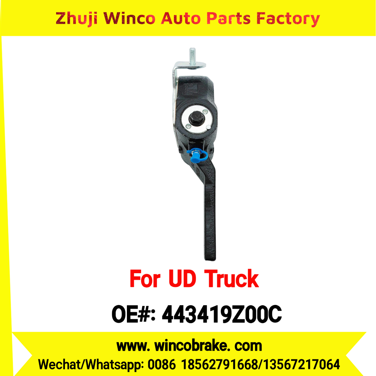 Winco OEM 443419Z00C Automatic Slack Adjuster for Suit to UD Truck PKE250 to Southeast Asia Market 24 Teeth