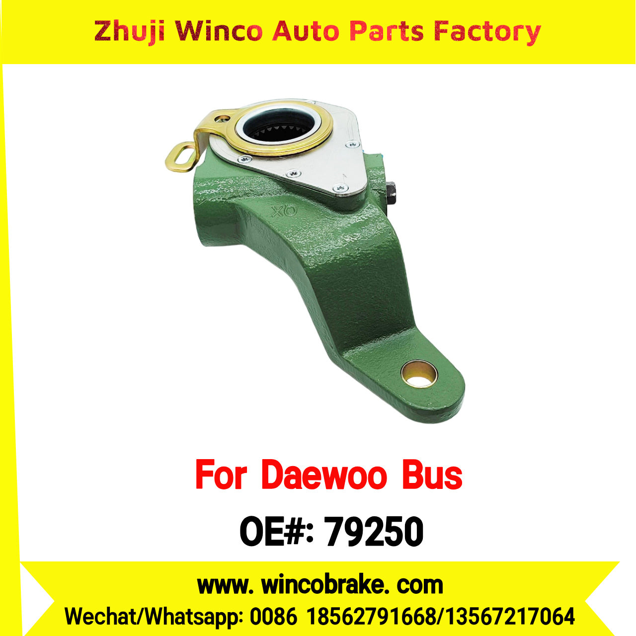 Winco OEM 79250 Automatic Slack Adjuster for Suit to Daewoo Bus South Korea 25 Teeth