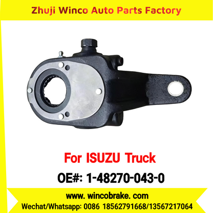 Winco OEM 1-48270-043-0 Manual Slack Adjuster for Suit to Japanese ISUZU Trucks 10PE1 EXR CXZ 25 Teeth Spare Parts to Fit Trailer for Southeast Asia Market
