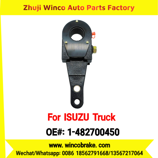 Winco OEM 1-482700450 Manual Slack Adjuster for Suit to Japanese ISUZU Trucks CXZ Straight 25 Teeth Spare Parts to Fit Trailer for Southeast Asia Market