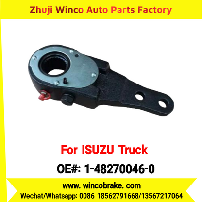 Winco OEM 1-48270046-0 Manual Slack Adjuster for Suit to Japanese ISUZU Trucks FVR EXR CXZ LH 25 Teeth Spare Parts to Fit Trailer for Southeast Asia Market