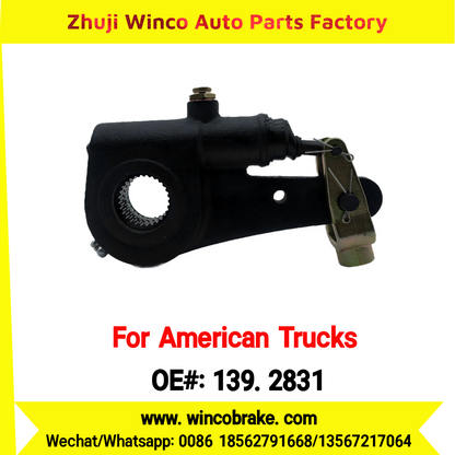 Winco OEM 139.2831 Automatic Slack Adjuster Replace R801073 1-1/2''-28 SPLINE, 5.5'' ARM LENGTH SUIT TO AMERICAN TRUCKS
