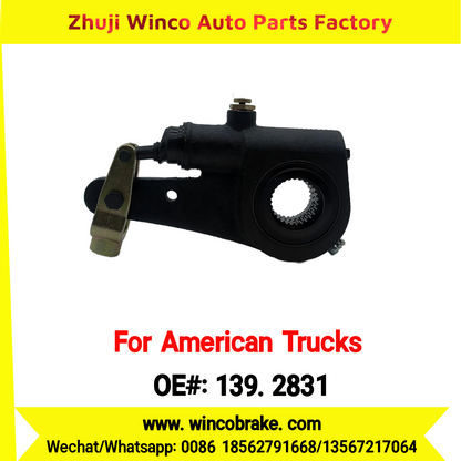 Winco OEM 139.2831 Automatic Slack Adjuster Replace R801073 1-1/2''-28 SPLINE, 5.5'' ARM LENGTH SUIT TO AMERICAN TRUCKS