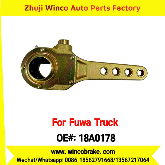 Winco OEM 18A0178 Manual Slack Adjuster for Suit to China Fuwa Trucks TRAILER FUWA AXLE 4 Hole 37 Teeth Brake Systems
