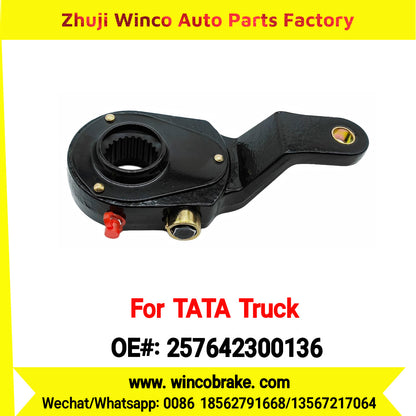 Winco OEM 257642300136 Manual Slack Adjuster for India Series TATA Trucks Parts TATA MOTORS Rear Left 1 Hole 24 TEETH MEI MSA 18-35 New Condition Brake Assembly