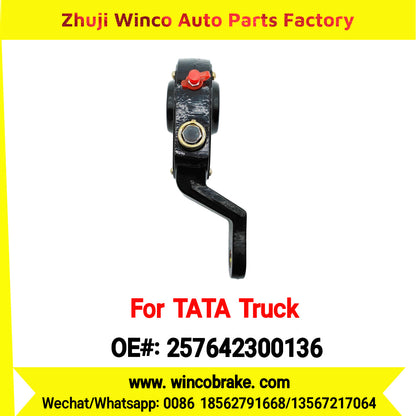 Winco OEM 257642300136 Manual Slack Adjuster for India Series TATA Trucks Parts TATA MOTORS Rear Left 1 Hole 24 TEETH MEI MSA 18-35 New Condition Brake Assembly