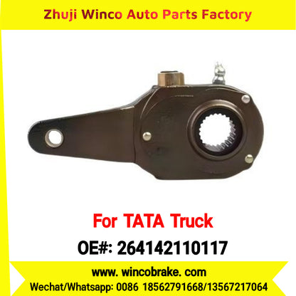 Winco OEM 264142110160 Truck Parts 709 Front SMALL 24 TEETH Manual Slack Adjuster for India Series TATA Trucks New Condition Brake Assembly