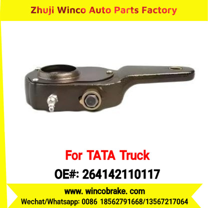 Winco OEM 264142110160 Truck Parts 709 Front SMALL 24 TEETH Manual Slack Adjuster for India Series TATA Trucks New Condition Brake Assembly
