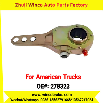 Winco OEM 278323 American Truck Manual Slack Adjuster 3 Holes and 10 Teeth for Truck Brake Systems