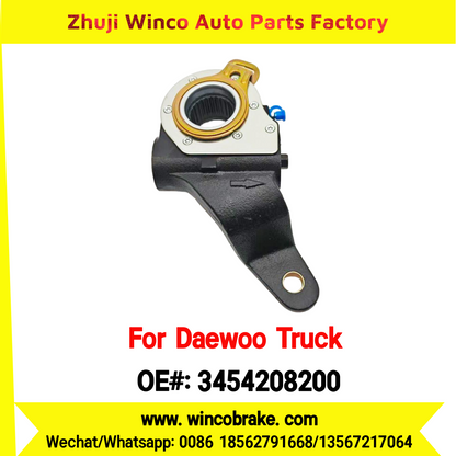 Winco OEM 3454208200 Automatic Slack Adjuster Suit to DAEWOO Trucks Parts ULTRA NOVUS 25 Teeth South Korea Southeast Asia Market To Replace Haldex