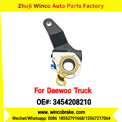 Winco OEM 3454208210 Automatic Slack Adjuster Suit to DAEWOO Trucks Parts ULTRA NOVUS 25 Teeth South Korea Southeast Asia Market To Replace Haldex