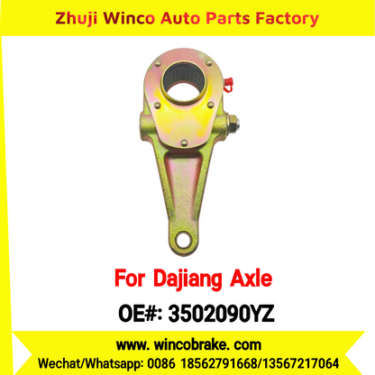 Winco OEM 3502090YZ Manual Slack Adjuster for Suit to China Dajiang Axle For Crane Brake Parts 26 Teeth