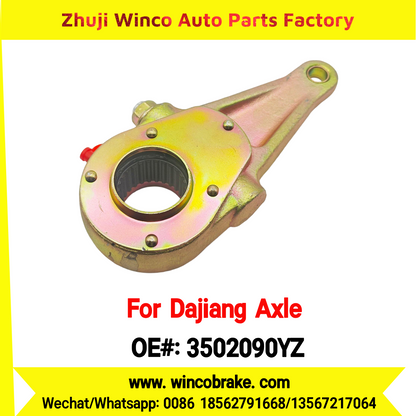 Winco OEM 3502090YZ Manual Slack Adjuster for Suit to China Dajiang Axle For Crane Brake Parts 26 Teeth