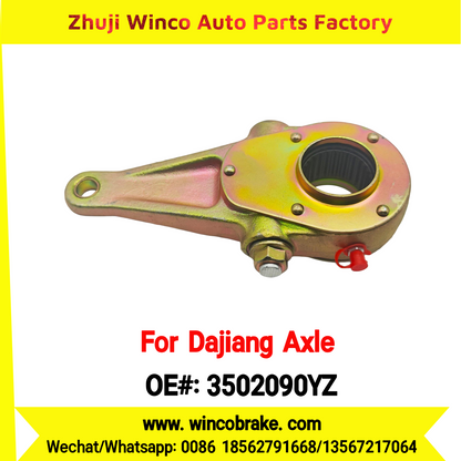 Winco OEM 3502090YZ Manual Slack Adjuster for Suit to China Dajiang Axle For Crane Brake Parts 26 Teeth