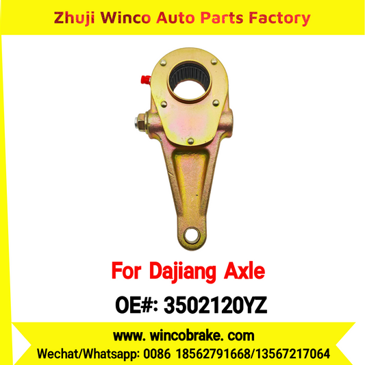 Winco OEM 3502120YZ Manual Slack Adjuster for Suit to China Dajiang Axle For Crane Brake Parts 26 Teeth