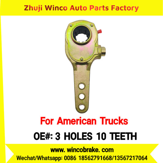 Winco OEM 3 Holes 10 Teeth KN47001 Manual Slack Adjuster for Forged Steel SUIT TO American Trucks