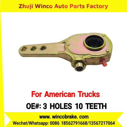 Winco OEM 3 Holes 10 Teeth KN47001 Manual Slack Adjuster for Forged Steel SUIT TO American Trucks