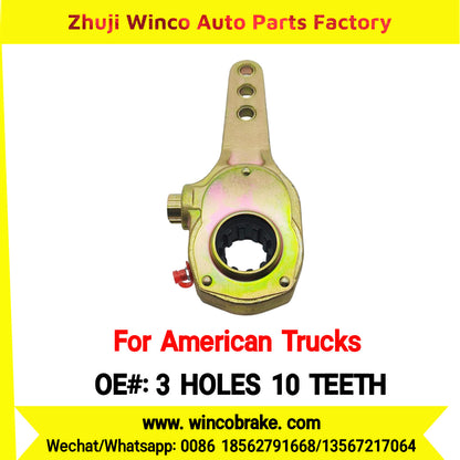 Winco OEM 3 Holes 10 Teeth KN47001 Manual Slack Adjuster for Forged Steel SUIT TO American Trucks