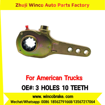 Winco OEM 3 Holes 10 Teeth KN47001 Manual Slack Adjuster for Forged Steel SUIT TO American Trucks