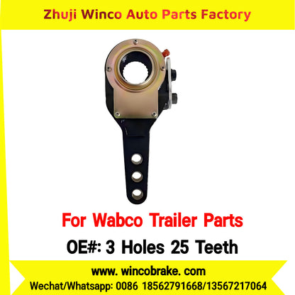 Winco OEM 3 Holes 25 Teeth Export Brake Slack Adjuster for Trucks and Trailers 3 Holes 25 Teeth Locking Plate Type to Southeast Asia