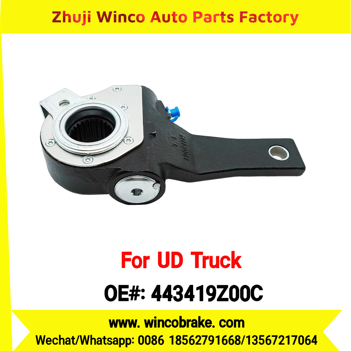 Winco OEM 443419Z00C Automatic Slack Adjuster for Suit to UD Truck PKE250 to Southeast Asia Market 24 Teeth