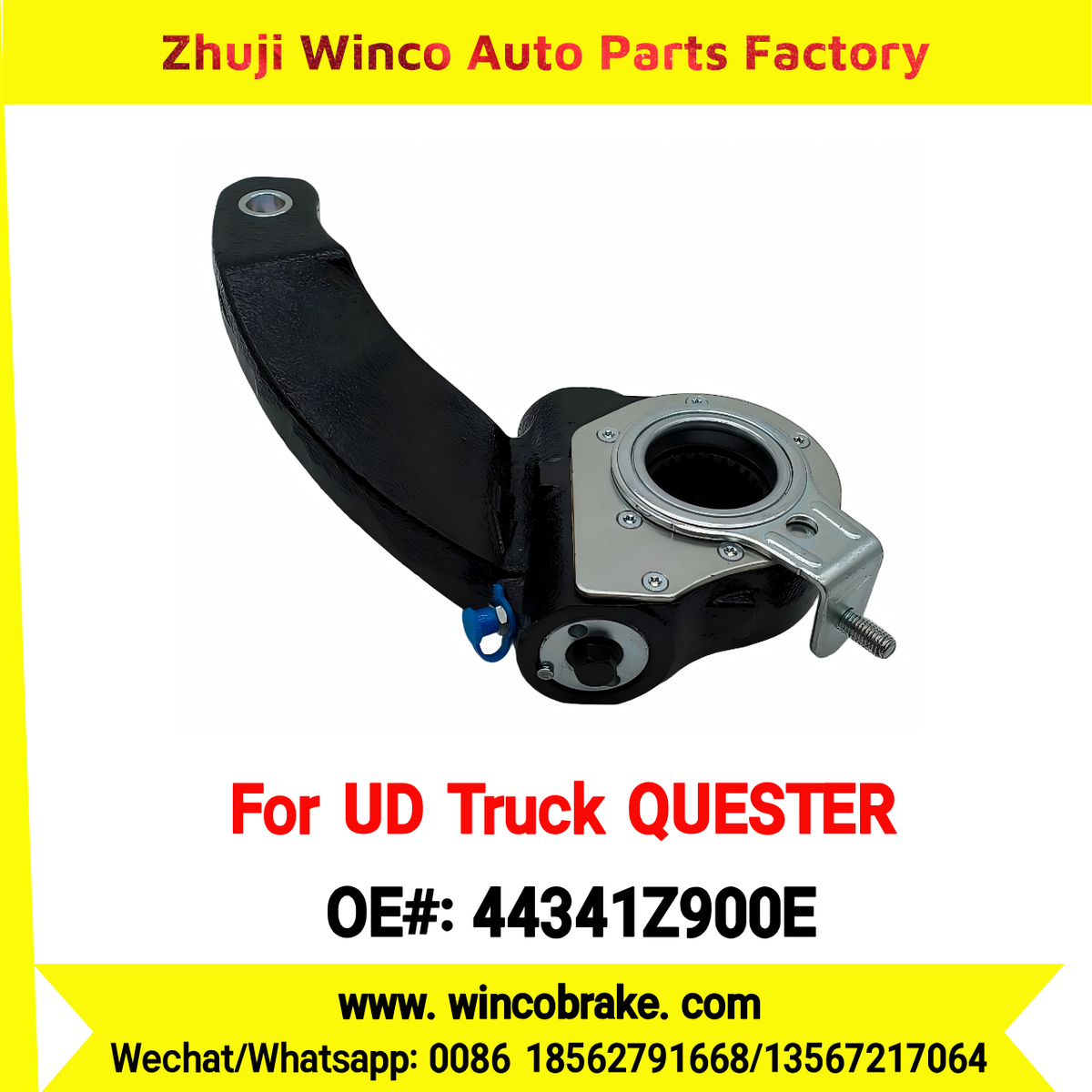 Winco OEM 44341Z900E Automatic Slack Adjuster for Suit to UD Truck Quester 24 Teeth to Southeast Asia Philippines Market