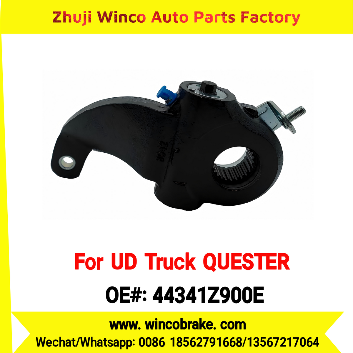 Winco OEM 44341Z900E Automatic Slack Adjuster for Suit to UD Truck Quester 24 Teeth to Southeast Asia Philippines Market