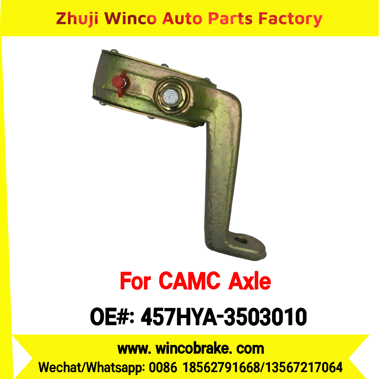 Winco OEM 457HYA-3503010 Manual Slack Adjuster for Suit to Chinese CAMC Axle Back Right 10 teeth