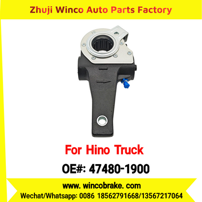 Winco OEM 47480-1900 Automatic Slack Adjuster Suit to Japanese HINO Truck 700 Series 14 Teeth Spare Parts To Replace Haldex Slack Adjuster Hino 700