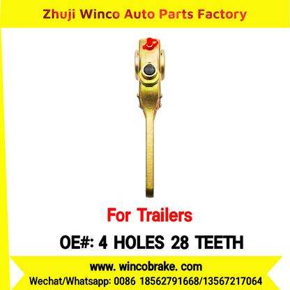 Winco OEM 4 HOLES 28 TEETH Manual Slack Adjuster for Suit to TRAILERS 4 Holes 28 Teeth SPARE PARTS