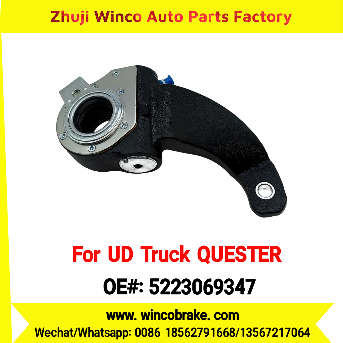Winco OEM 5223069347 Automatic Slack Adjuster for Suit to UD Truck Quester to Southeast Asia Philippines Market