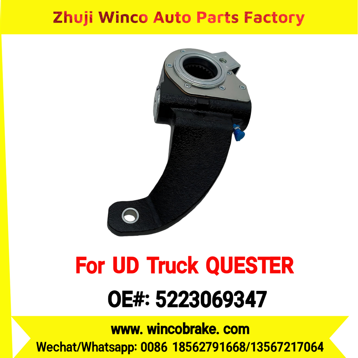 Winco OEM 5223069347 Automatic Slack Adjuster for Suit to UD Truck Quester to Southeast Asia Philippines Market