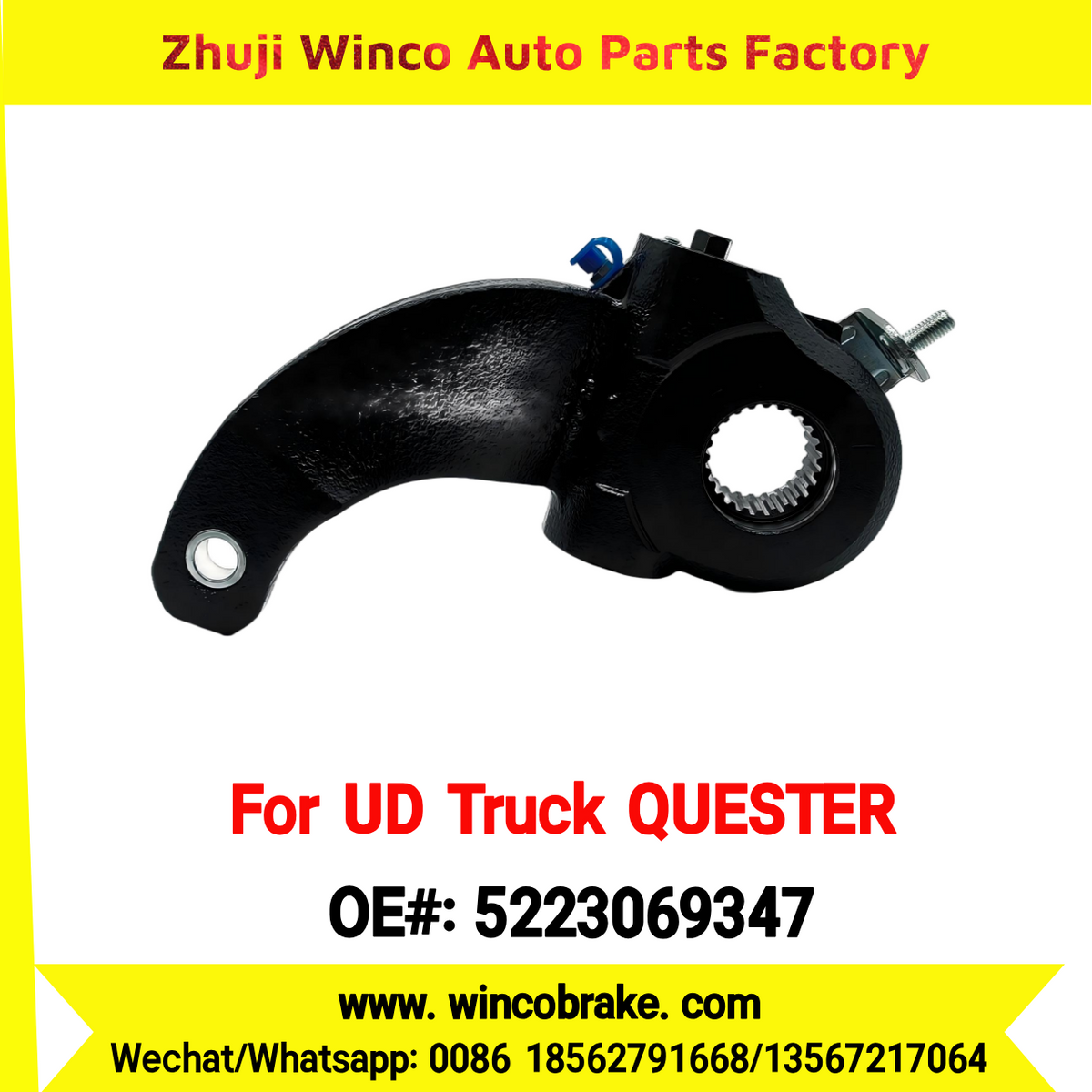 Winco OEM 5223069347 Automatic Slack Adjuster for Suit to UD Truck Quester to Southeast Asia Philippines Market