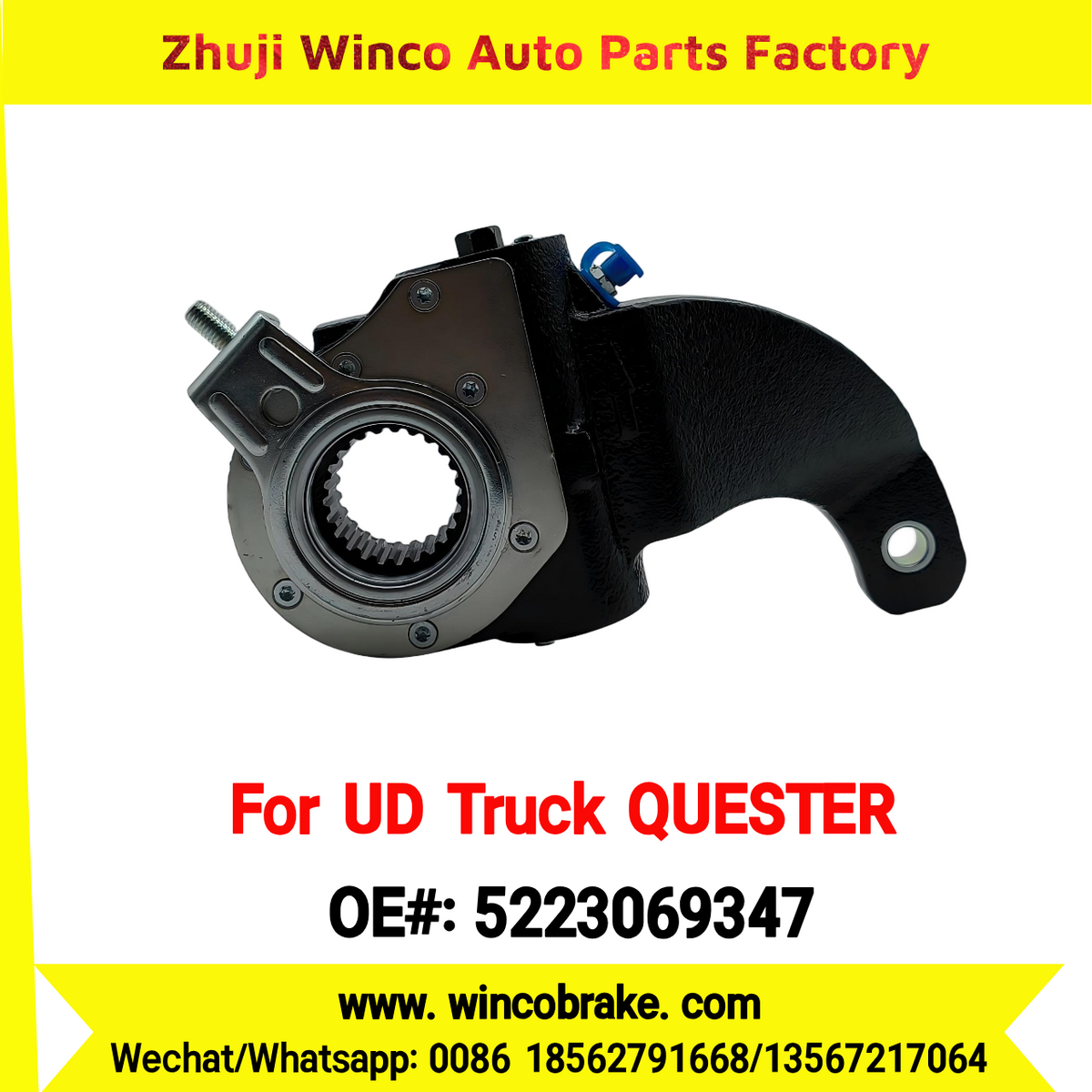Winco OEM 5223069347 Automatic Slack Adjuster for Suit to UD Truck Quester to Southeast Asia Philippines Market