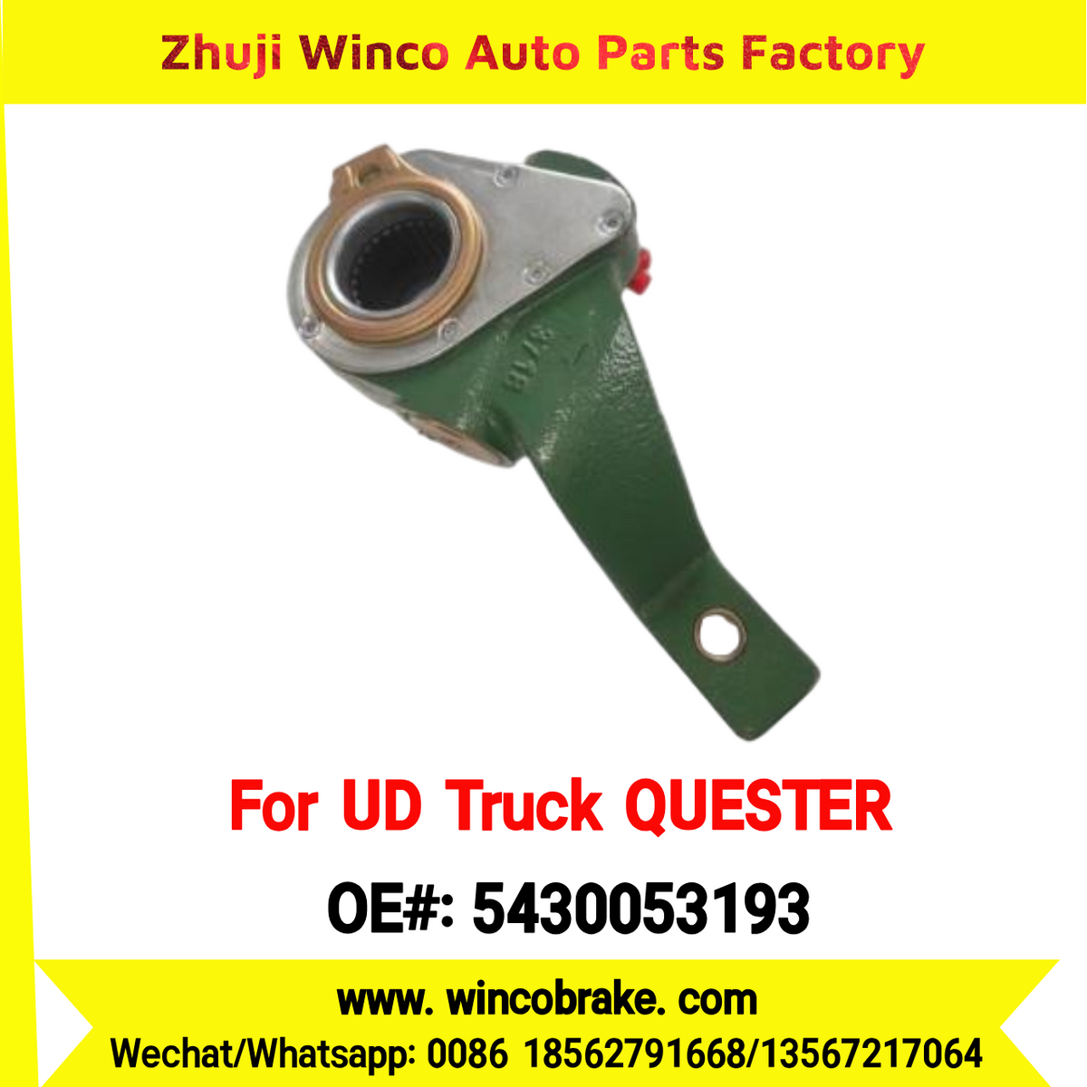 Winco OEM 5430053193 Automatic Slack Adjuster TO FIT Renault Truck & Trailer 27 Teeth RH REPLACES HALDEX 79536