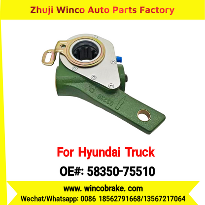 Winco OEM 58350-75510 Automatic Slack Adjuster for Suit to Korea HYUNDAI TRUCKS 15 TON 10 Teeth to Southeast Asia Market to Replace Haldex