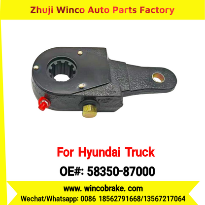 Winco OEM 58350-87000 Manual Slack Adjuster for Suit to Korea Trucks & Trailers Hyundai Iiton, Aero Space, Aero Queen, Aero City 10 Teeth to Southeast Asia Market