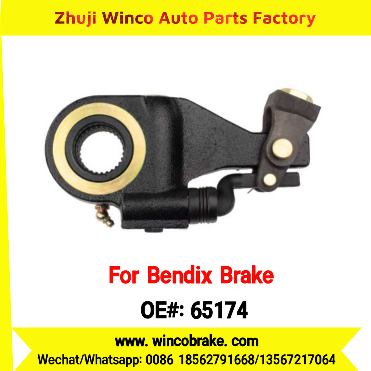Winco Automatic Slack Adjuster OEM 65174 for Truck Brake Systems 28 Teeth Bendix Brake Truck Replacement SUIT TO AMERICAN TRUCKS
