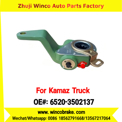 Winco OEM 6520-3502137 Automatic Slack Adjuster for 10 Teeth KAMAZ Truck Євро-2 автомат 165мм Rear Left to Replace HALDEX 79261 Russian Heavy Duty