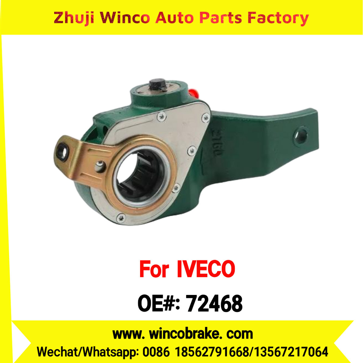 Winco OEM 72468 Automatic Slack Adjuster for Suit to China IVECO Bus Brake Parts 10 Teeth