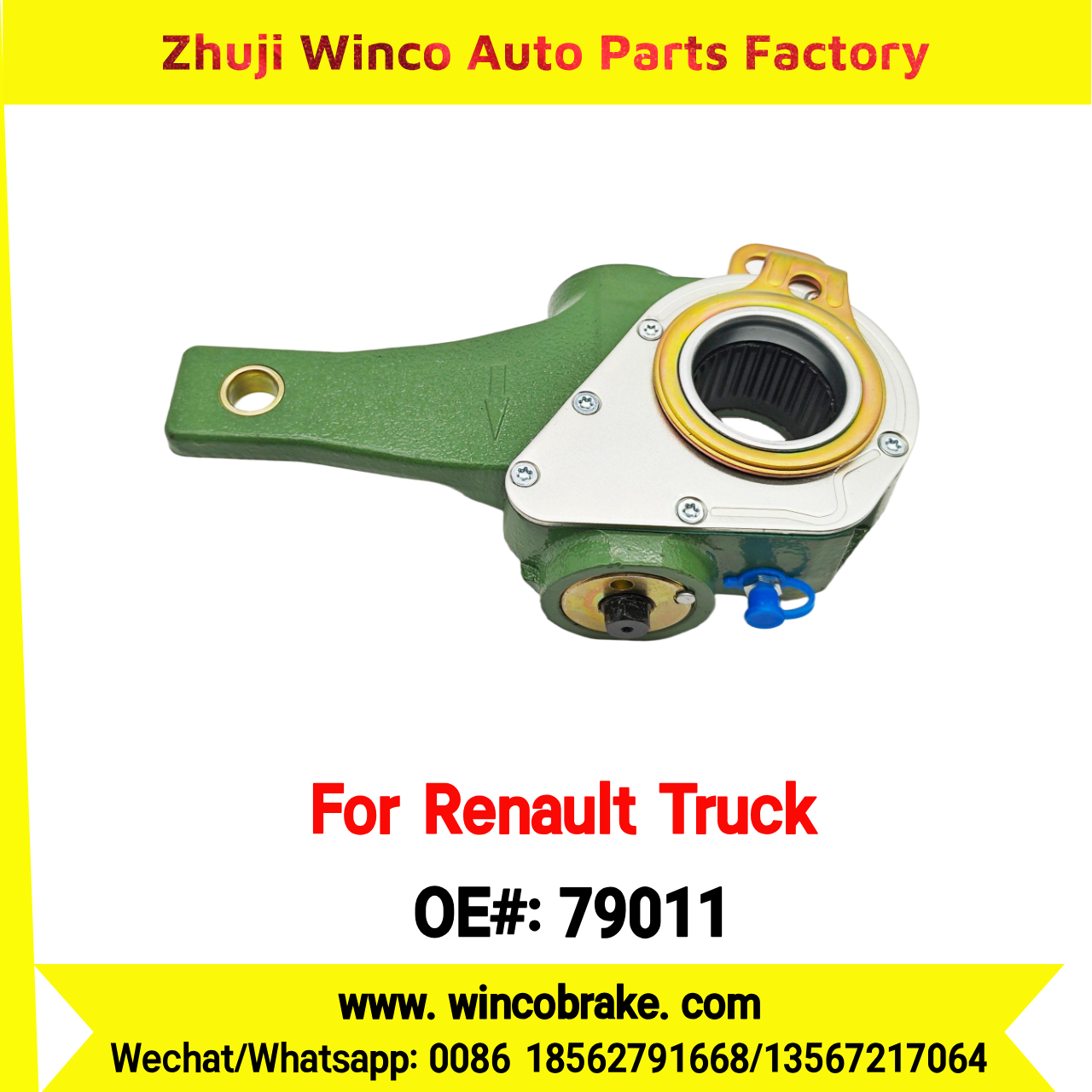 Winco OEM 79011 Automatic Slack Adjuster TO FIT Renault Truck & Trailer 27 Teeth REPLACES HALDEX 79011