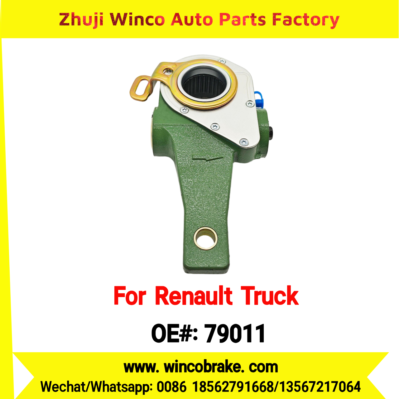 Winco OEM 79011 Automatic Slack Adjuster TO FIT Renault Truck & Trailer 27 Teeth REPLACES HALDEX 79011