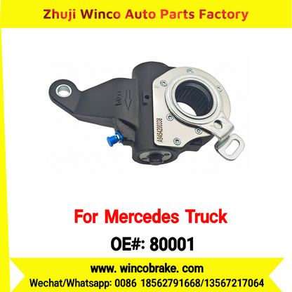 Winco OEM 80001 Automatic Slack Adjuster Brake Adjuster for Mercedes Benz Truck A9454200338 Auto Parts Brake Adjusting Arm Haldex TO FIT MERCEDES Trucks 26 Teeth Replace Haldex 80001