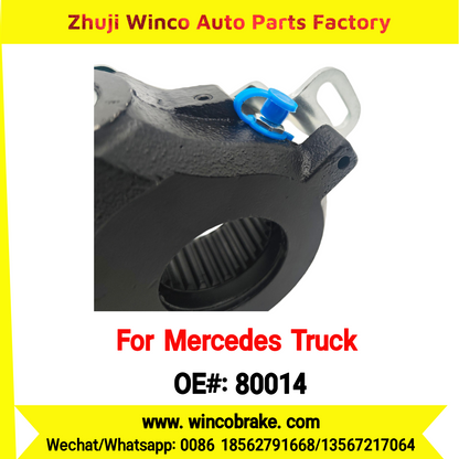 Winco OEM 80014 Automatic Slack Adjuster Brake Adjuster for Mercedes Benz Truck ACTROS TRUCKS Auto Parts Brake Adjusting Arm Haldex TO FIT MERCEDES Trucks 26 Teeth A9454200438 Replace Haldex 80014
