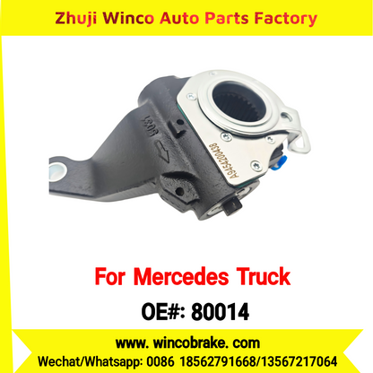 Winco OEM 80014 Automatic Slack Adjuster Brake Adjuster for Mercedes Benz Truck ACTROS TRUCKS Auto Parts Brake Adjusting Arm Haldex TO FIT MERCEDES Trucks 26 Teeth A9454200438 Replace Haldex 80014