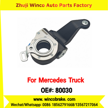 Winco OEM 80030 Automatic Slack Adjuster Brake Adjuster for Mercedes Benz Truck A9454200938 Auto Parts Brake Adjusting Arm Haldex TO FIT MERCEDES Trucks 26 Teeth Replace Haldex 80030