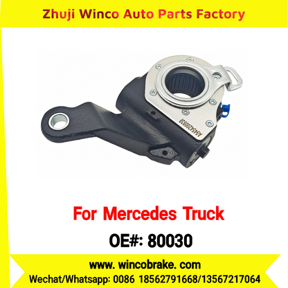 Winco OEM 80030 Automatic Slack Adjuster Brake Adjuster for Mercedes Benz Truck A9454200938 Auto Parts Brake Adjusting Arm Haldex TO FIT MERCEDES Trucks 26 Teeth Replace Haldex 80030