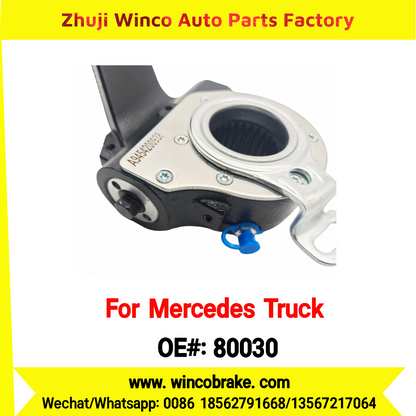 Winco OEM 80030 Automatic Slack Adjuster Brake Adjuster for Mercedes Benz Truck A9454200938 Auto Parts Brake Adjusting Arm Haldex TO FIT MERCEDES Trucks 26 Teeth Replace Haldex 80030