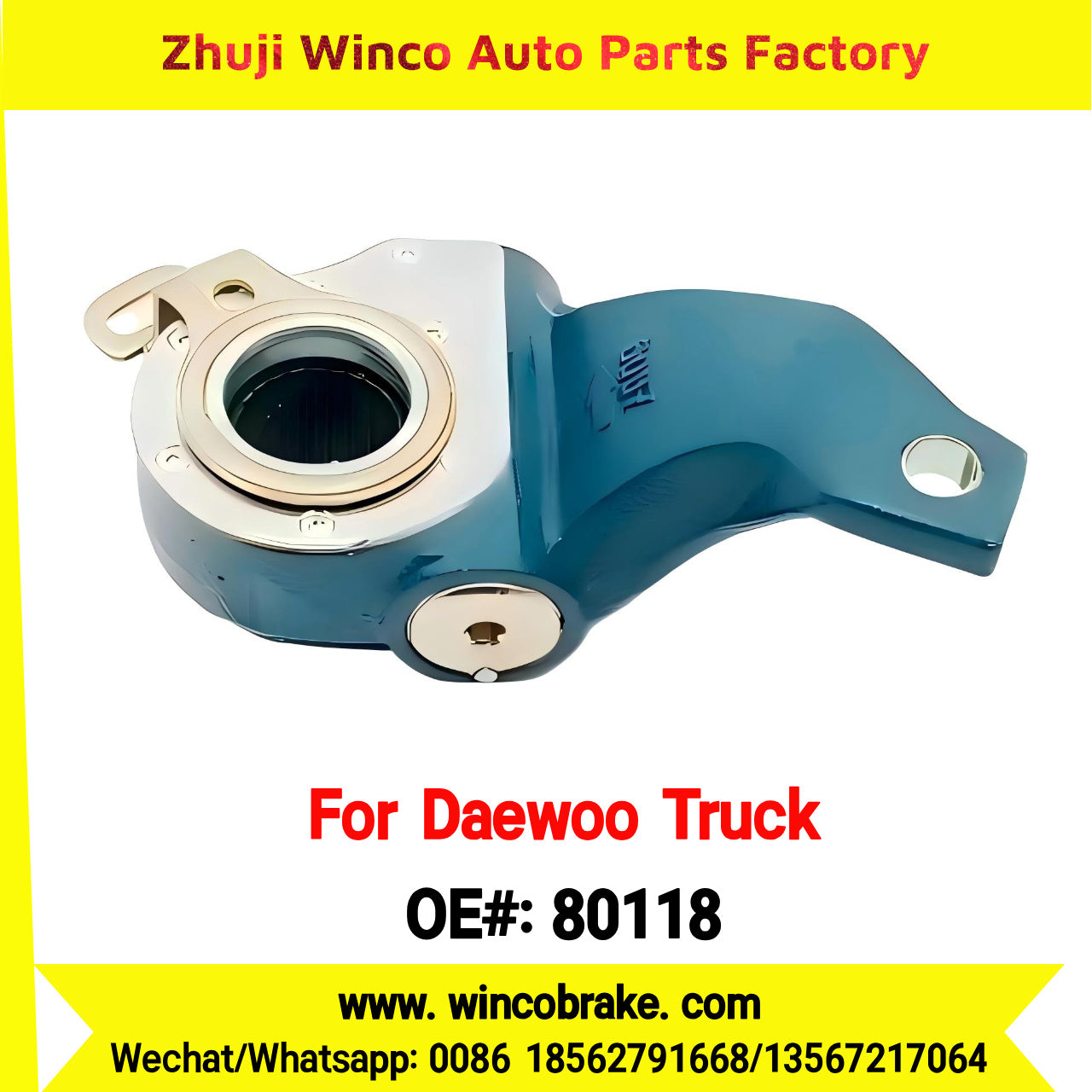 Winco OEM 80118 Export Automatic Slack Adjuster 80118 for Daewoo Truck