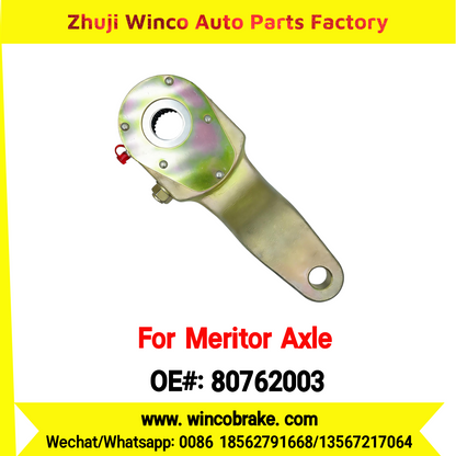 Winco OEM 80762003 Manual Slack Adjuster for Truck Brake Systems Straight 1 Hole Back Left Meritor Axle Haldex Replacement SUIT TO AMERICAN TRUCKS